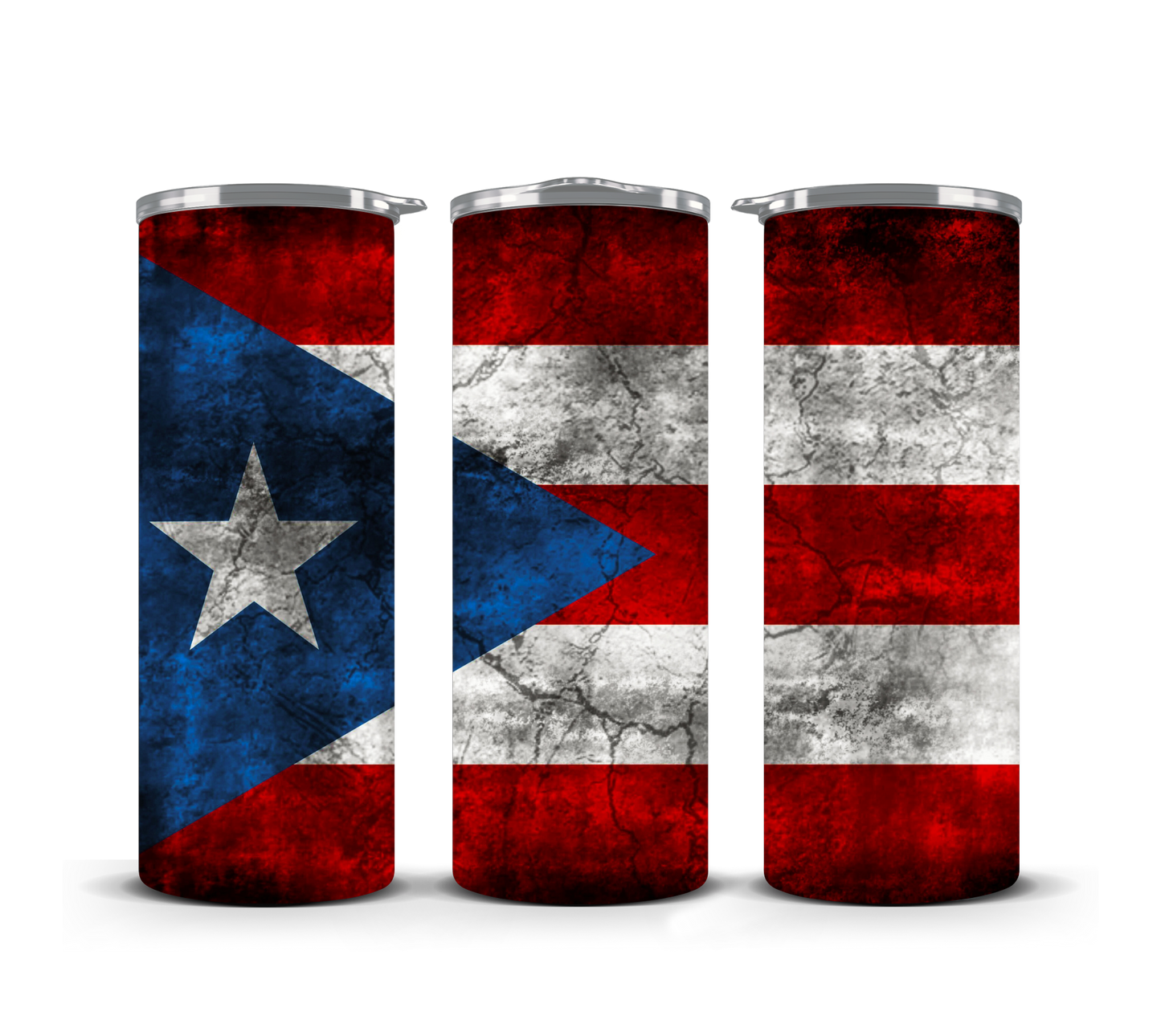 Puerto rico flag tumbler