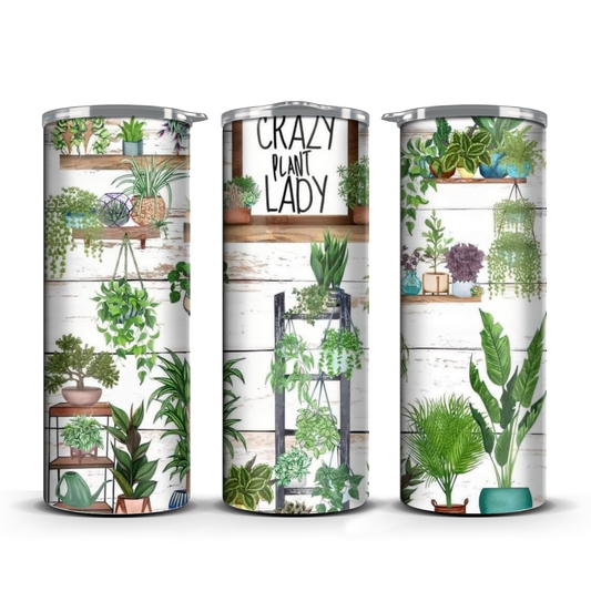 Crazy plant Lady Tumbler