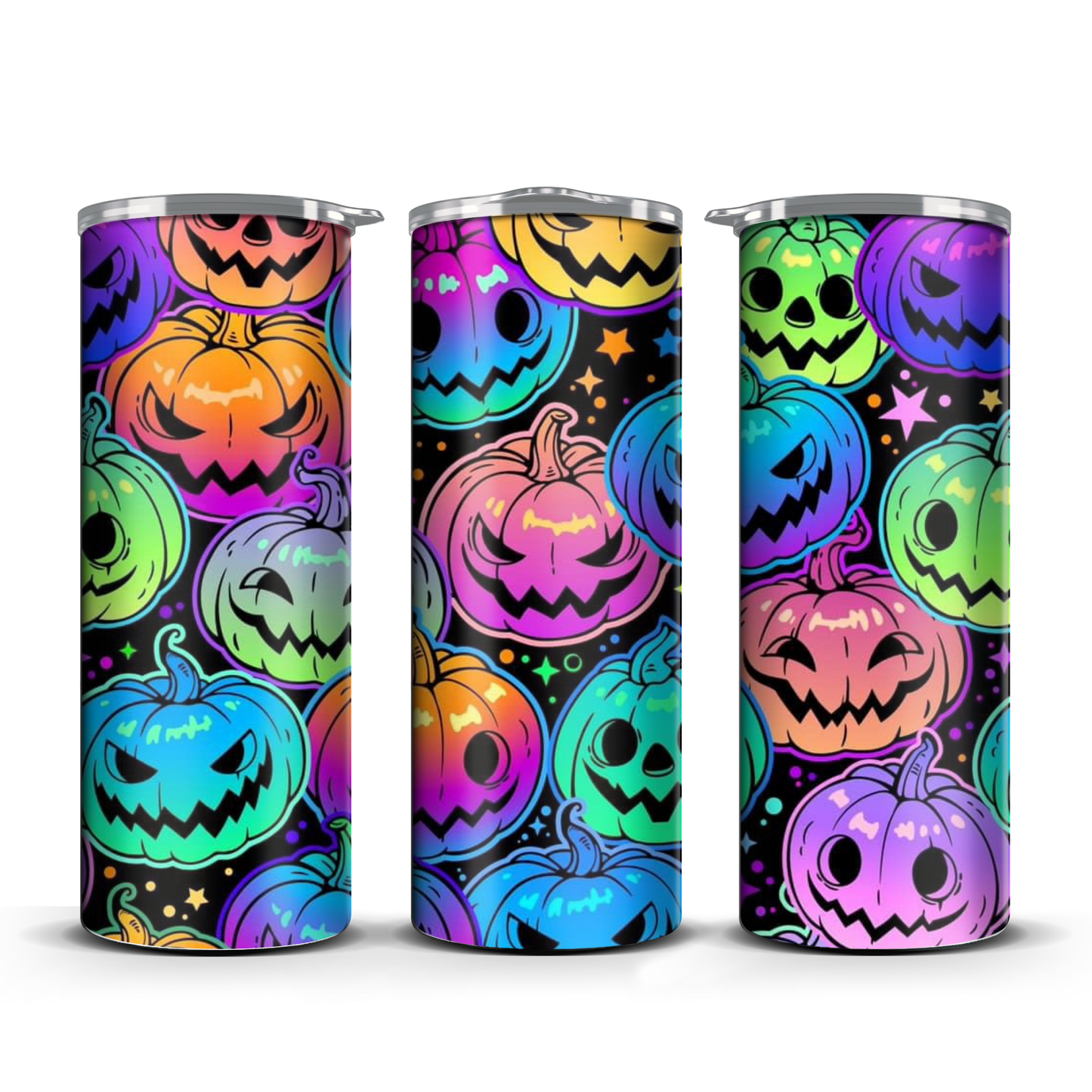 Colorful Pumpkins tumbler