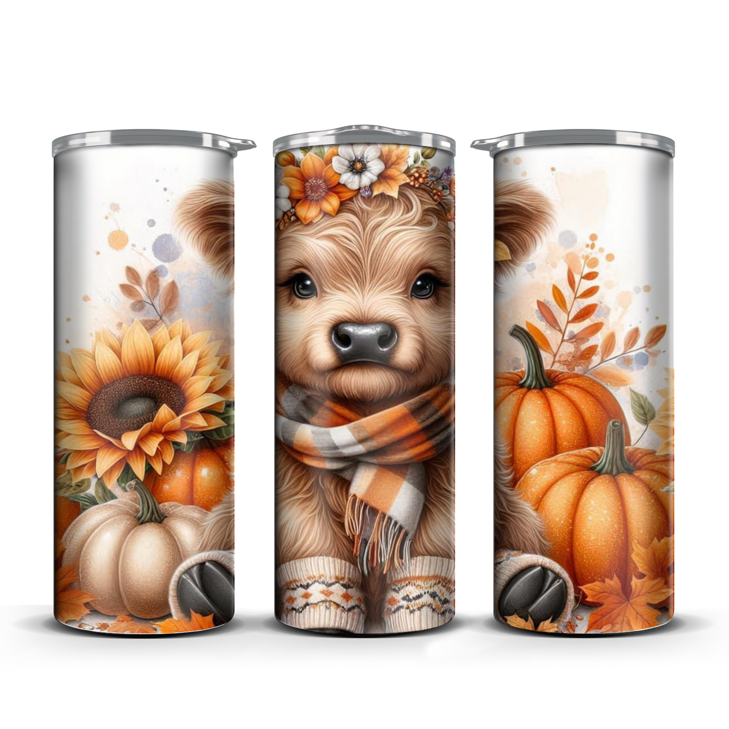 Fall cow tumbler