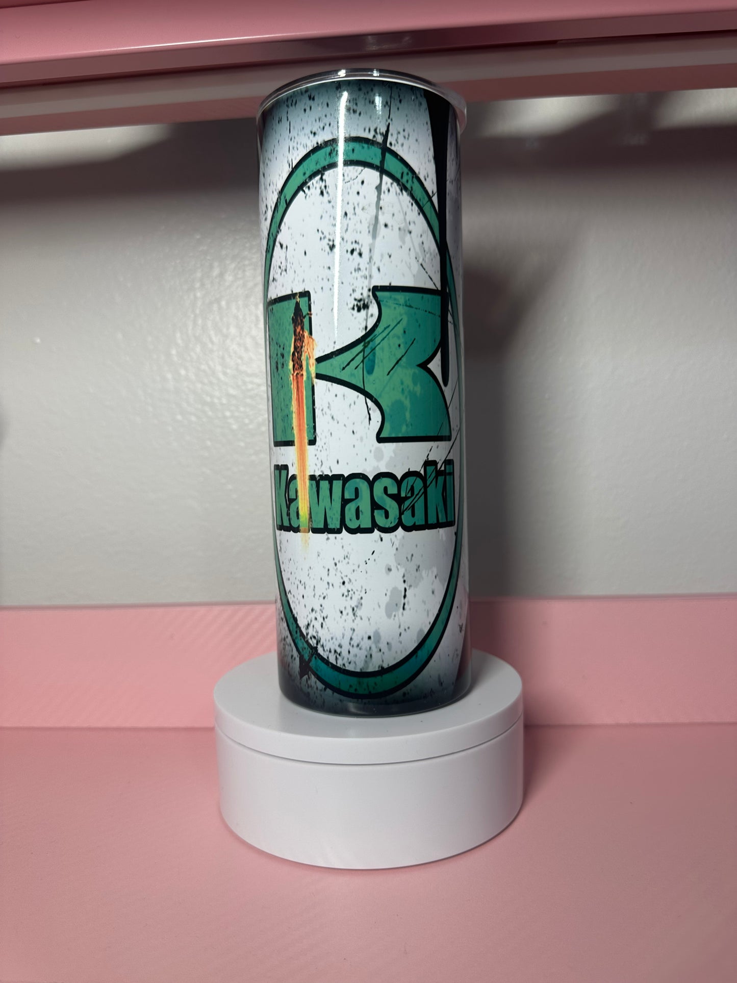 distressed Kawasaki Tumbler