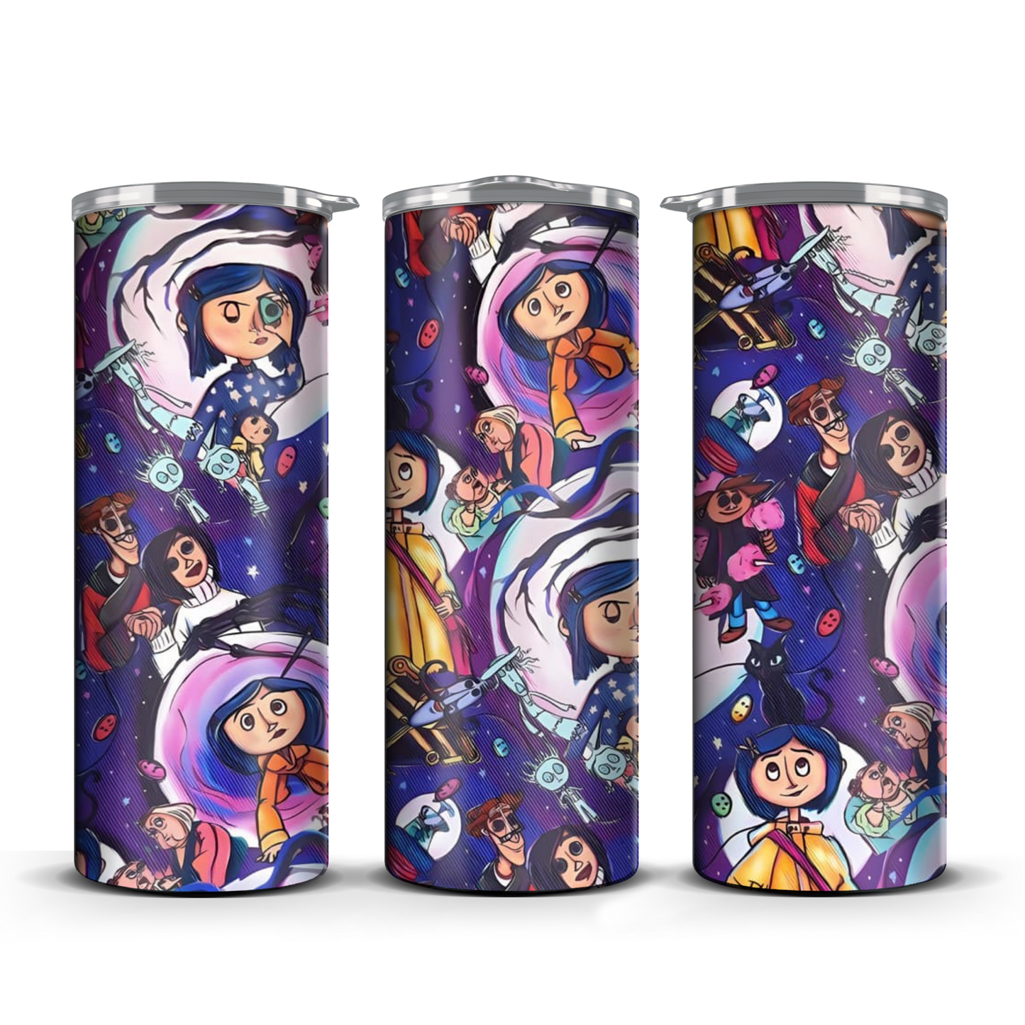 Retro Coraline Tumbler